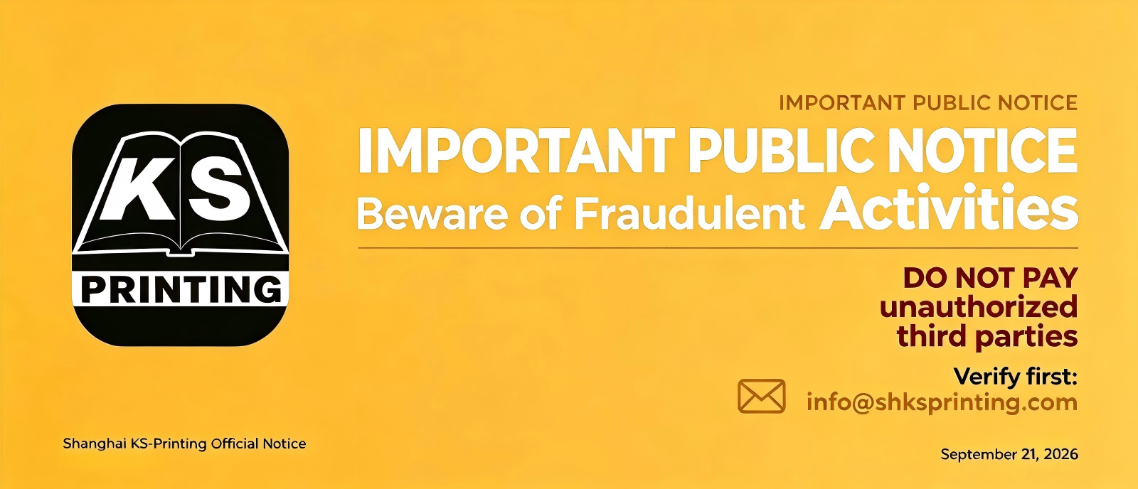 IMPORTANT PUBLIC NOTICE