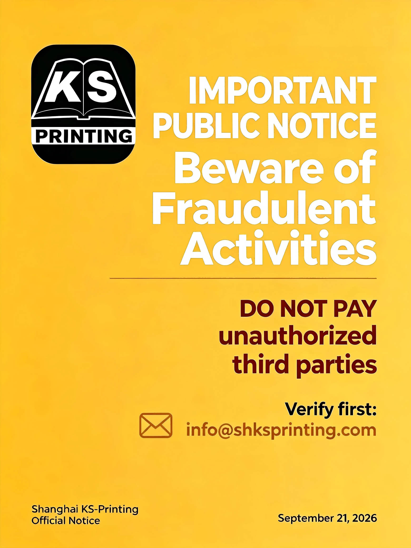 IMPORTANT PUBLIC NOTICE